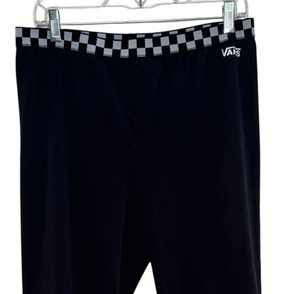 Vans Checkerboard Waist Band Black White Size XXL Leggings - Picture 2 of 6